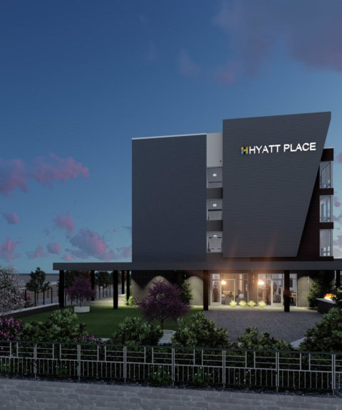 Hyatt Place Reno Exterior Rendering