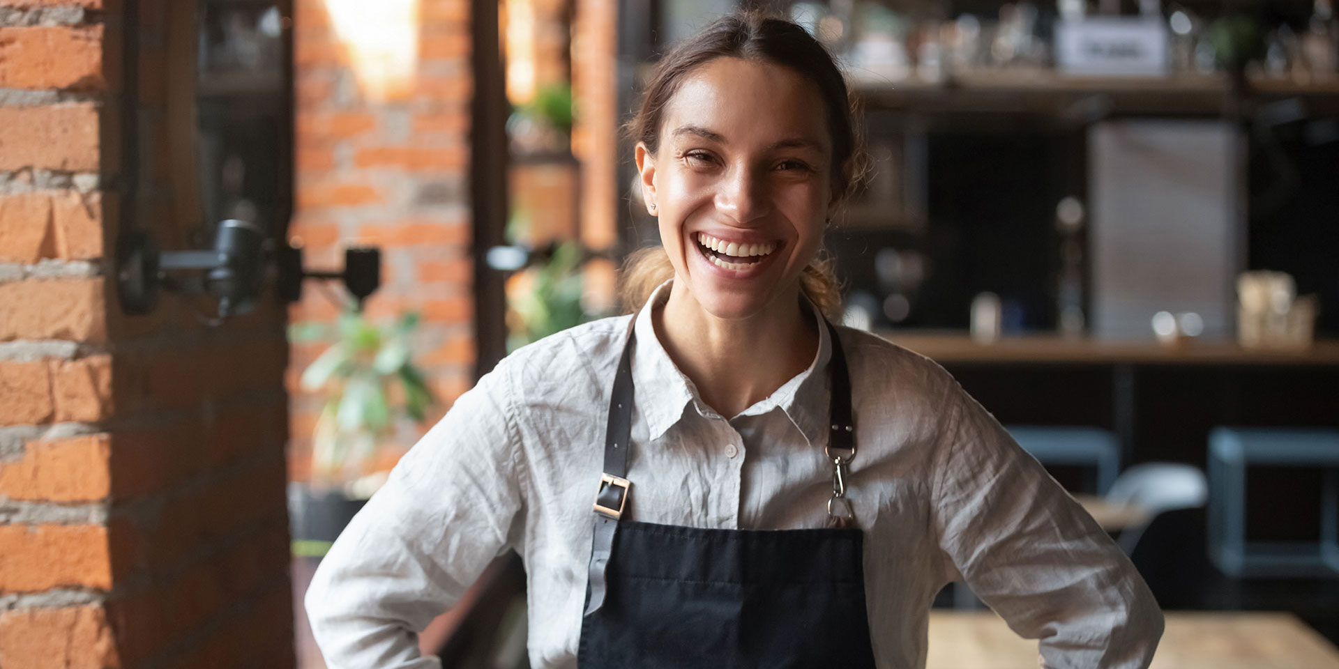 Smiling Female Barista